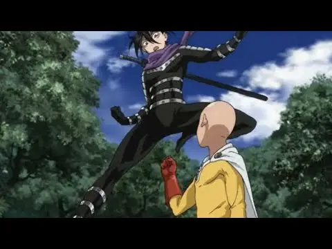 Adegan aksi seru dari One Punch Man