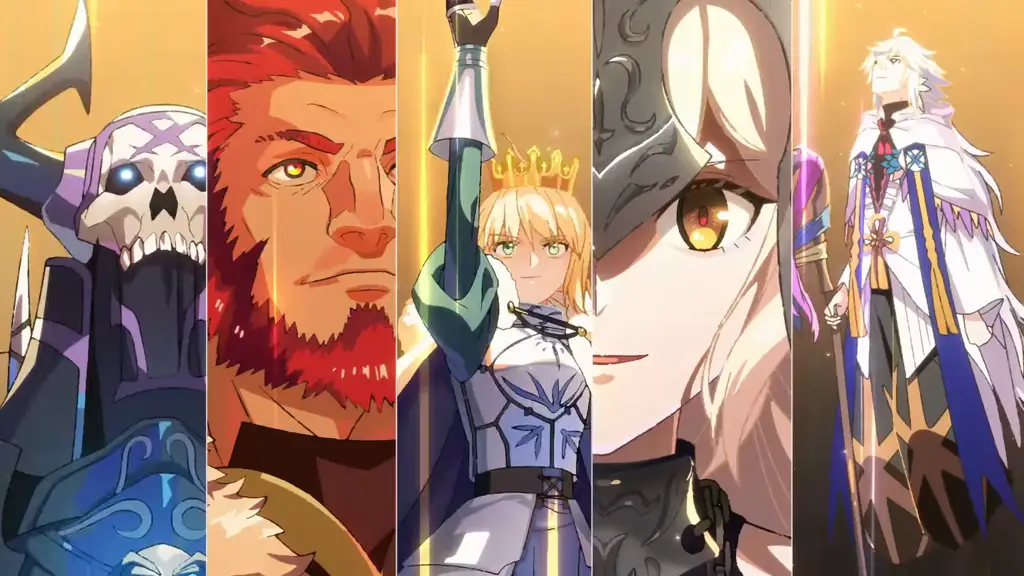 Adegan pertarungan seru dari Fate Grand Order anime season 1