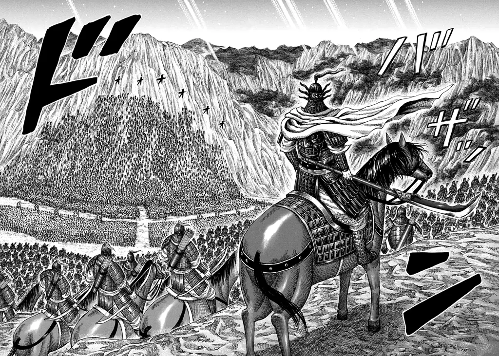 Adegan aksi menegangkan dari manga Kingdom chapter 790