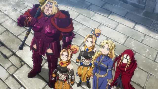 Gambar adegan pertarungan di Overlord Season 4