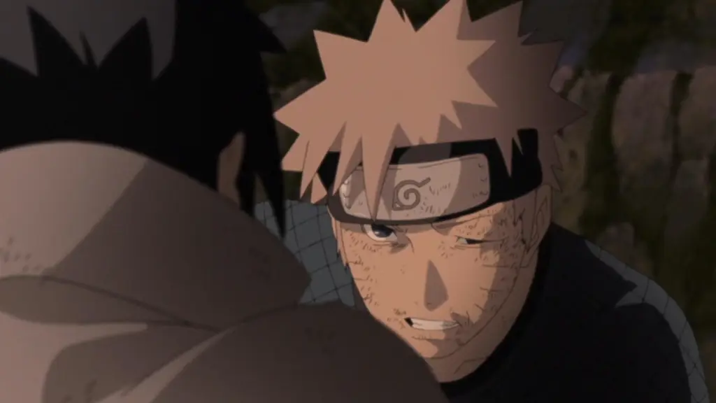 Adegan Pertarungan Epik Gambar adegan pertarungan di Naruto Shippuden episode 449