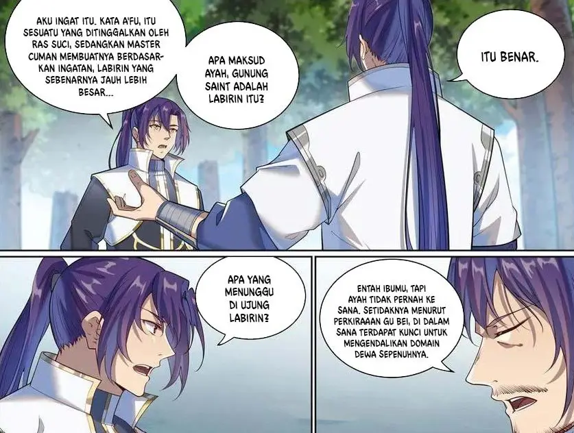 Gambar adegan pertarungan yang epik dalam manhua Apotheosis