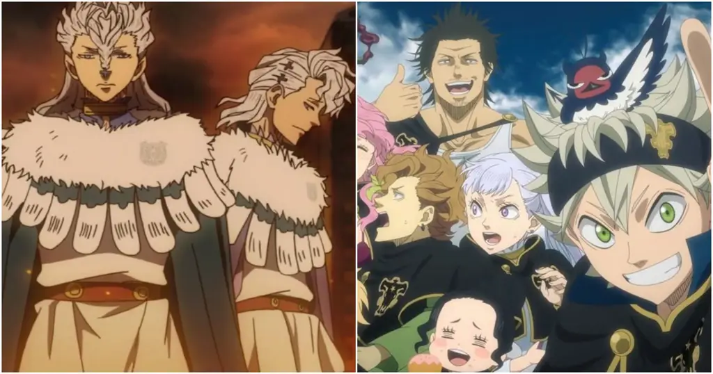 Adegan pertarungan epik Pertarungan sihir di Black Clover