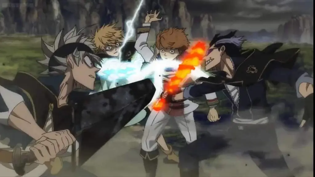 Adegan pertarungan seru di Black Clover episode 101