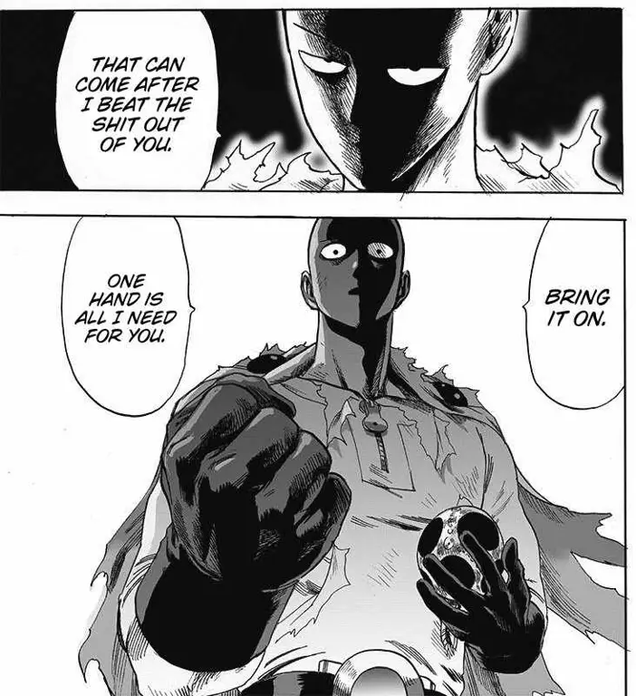 Gambar Garou di One Punch Man chapter 85