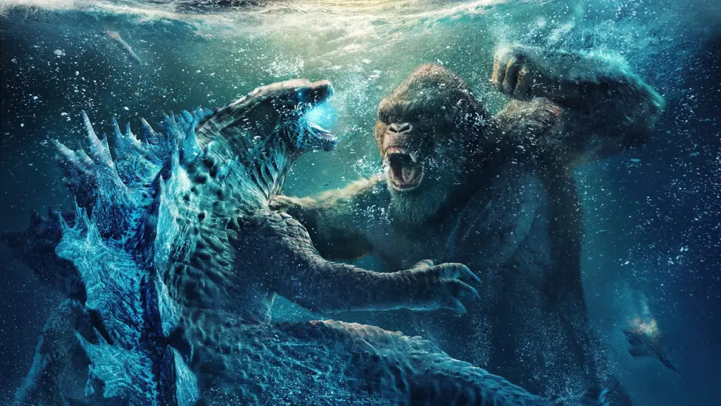 Adegan pertarungan Godzilla dan Kong Adegan Godzilla vs Kong