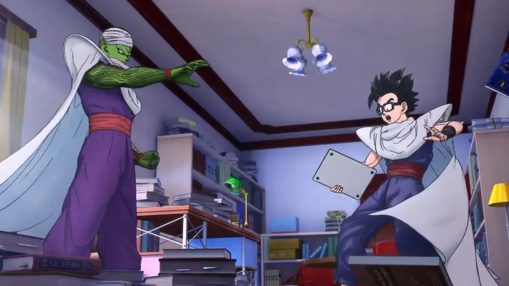 Gohan dan Piccolo dalam aksi di Dragon Ball Super: Super Hero