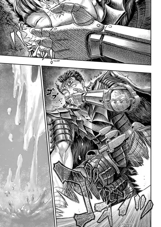 Guts dalam Berserk chapter 216