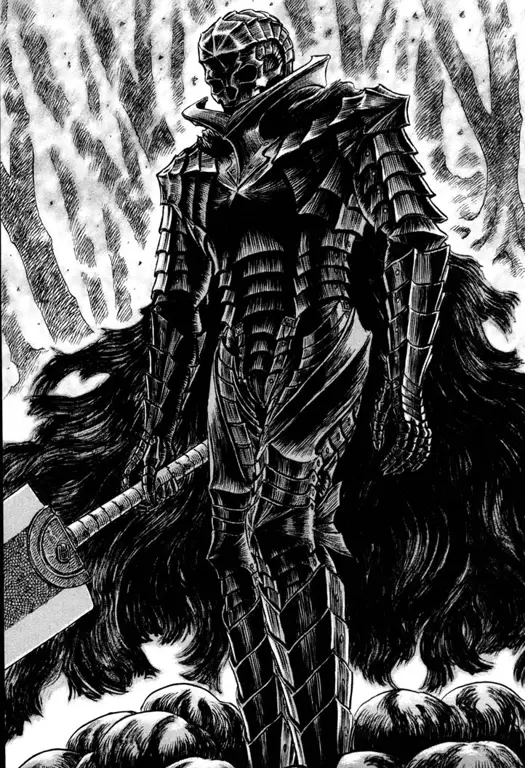 Guts dalam aksi di chapter 361 Berserk