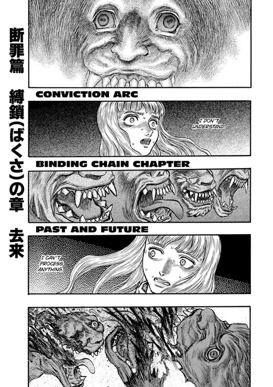 Guts dalam pertempuran di Berserk Chapter 124