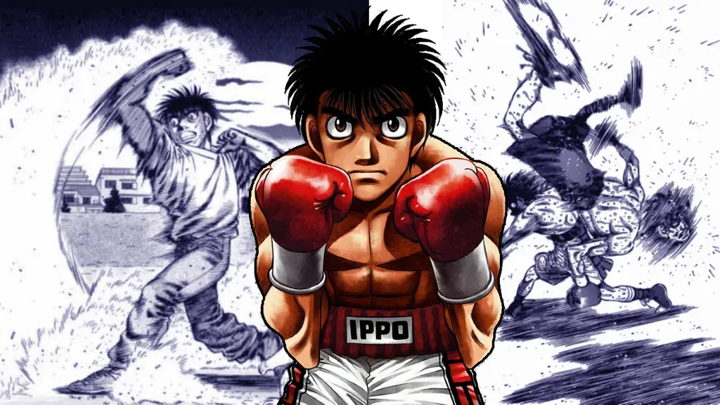 Adegan pertarungan tinju dari Hajime no Ippo