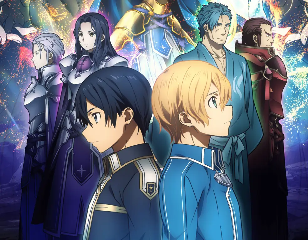 Kirito dalam aksi di Sword Art Online Alicization War of Underworld