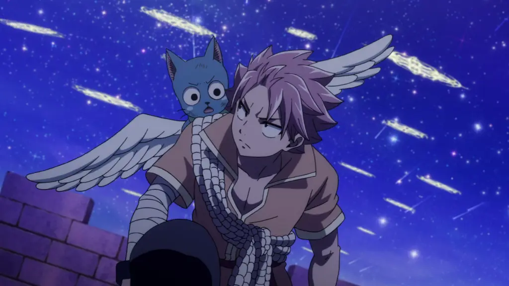 Adegan seru dari film Fairy Tail: Dragon Cry