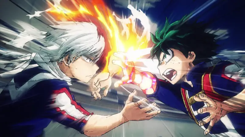 Adegan pertarungan pedang anime yang epik