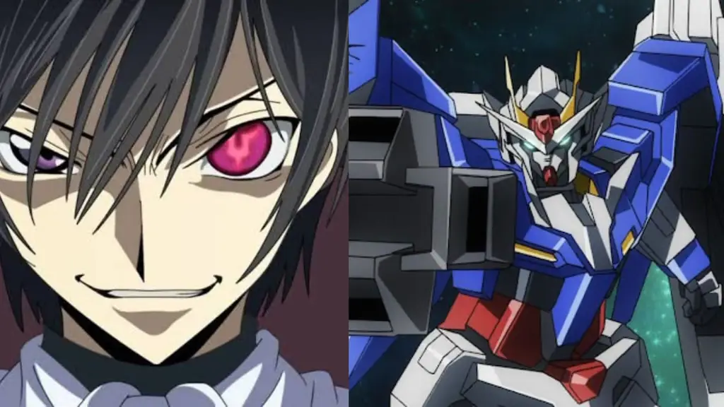 Gambar pertarungan mecha di Code Geass