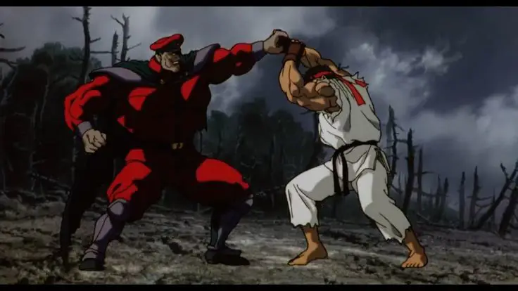 Gambar Ryu dan Ken dari Street Fighter II