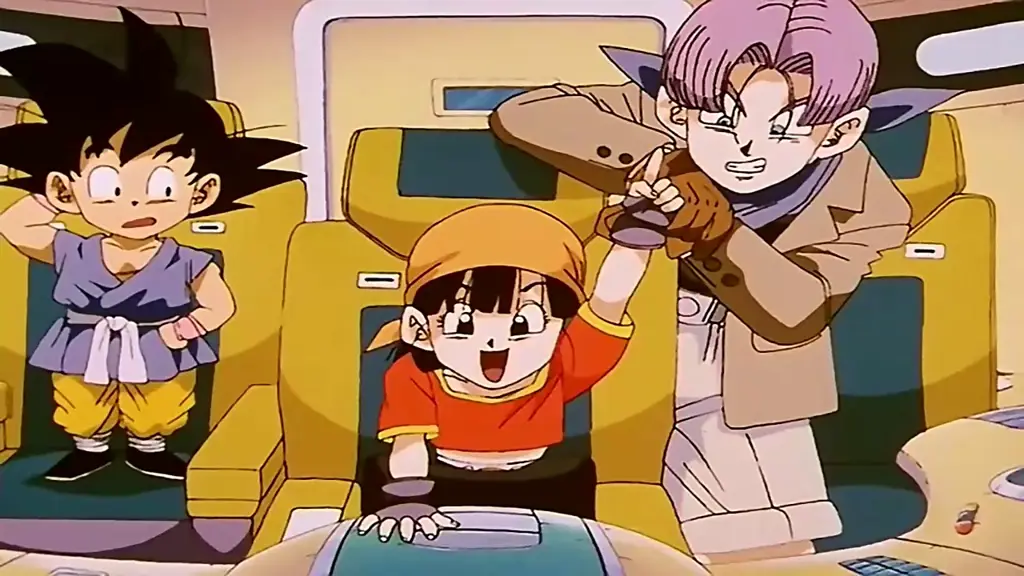 Screenshot adegan menegangkan dari Dragon Ball GT episode 64