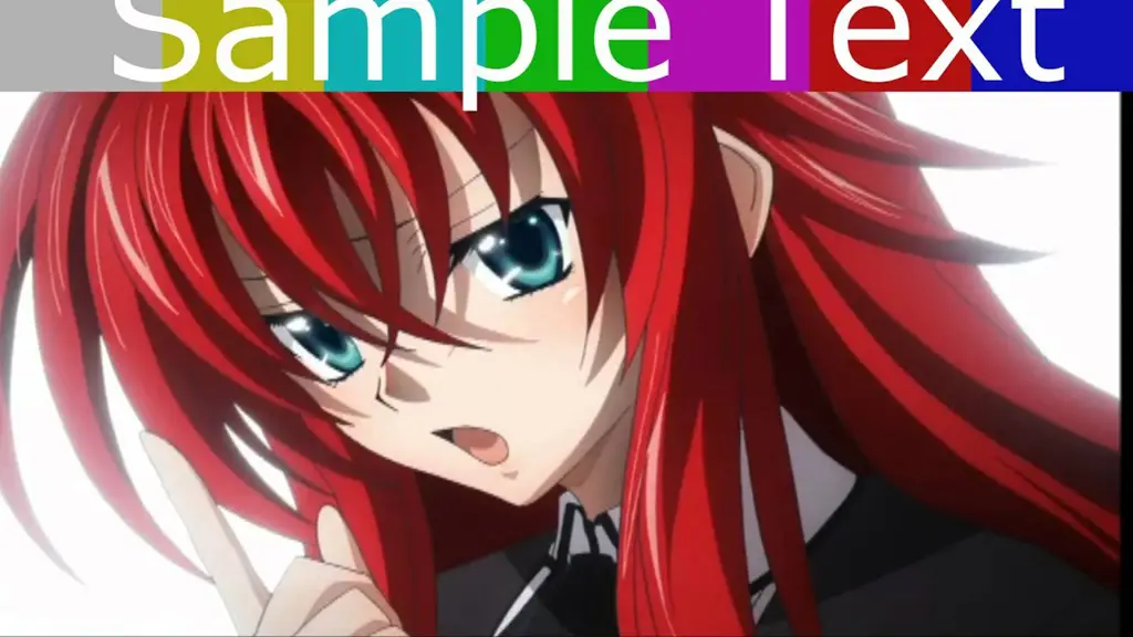 Adegan pertarungan di Highschool DxD