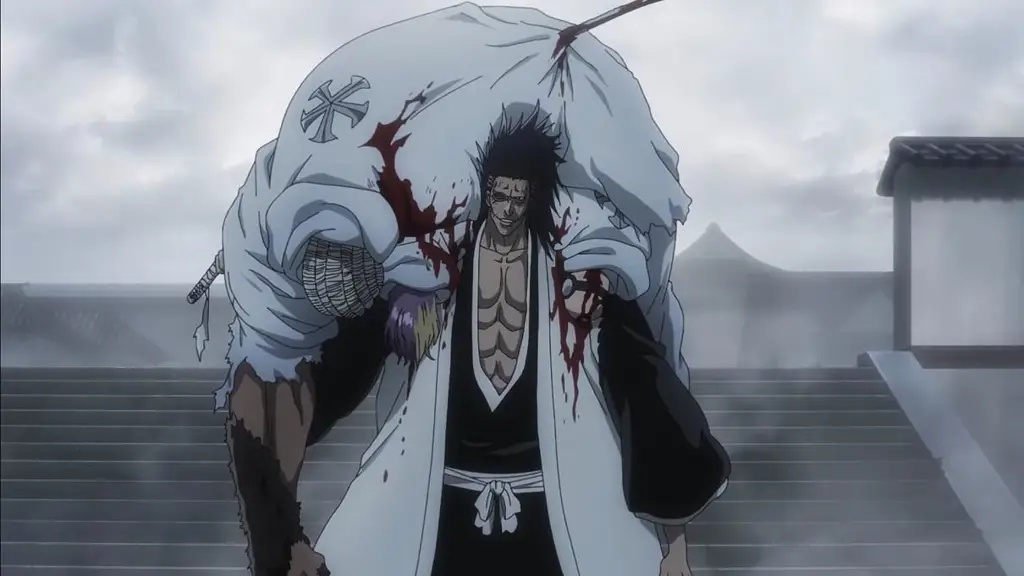 Adegan aksi dari anime Bleach