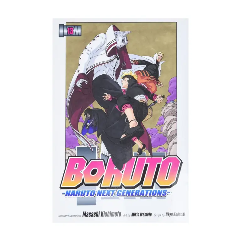 Panel-panel manga Boruto episode 133 yang menampilkan pertarungan seru.