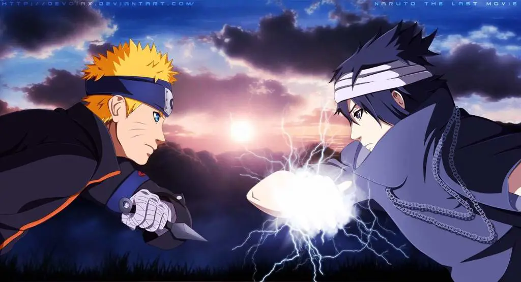 Adegan pertarungan karakter Naruto