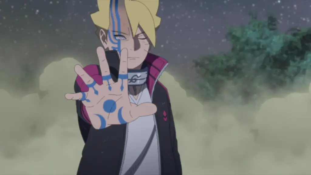 Gambar adegan aksi dari Boruto episode 92