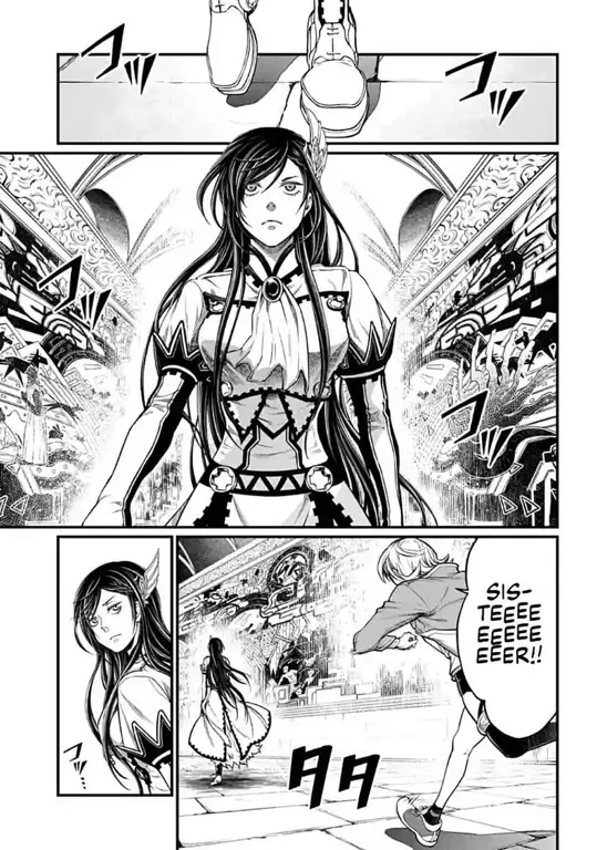 Gambar yang menampilkan adegan pertarungan seru dari Shuumatsu no Valkyrie chapter 46.