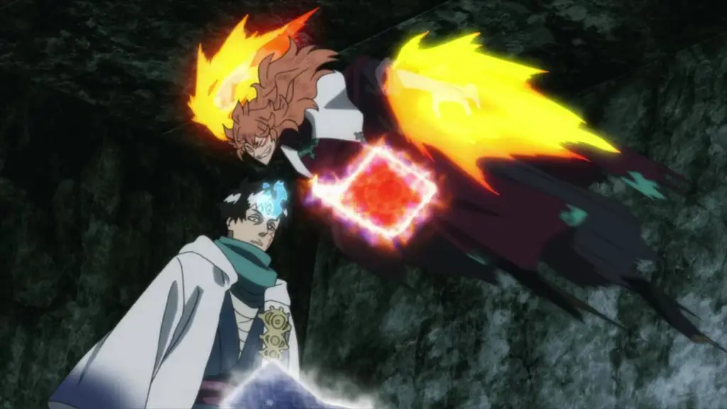 Adegan pertarungan sihir yang spektakuler Pertarungan sihir Black Clover