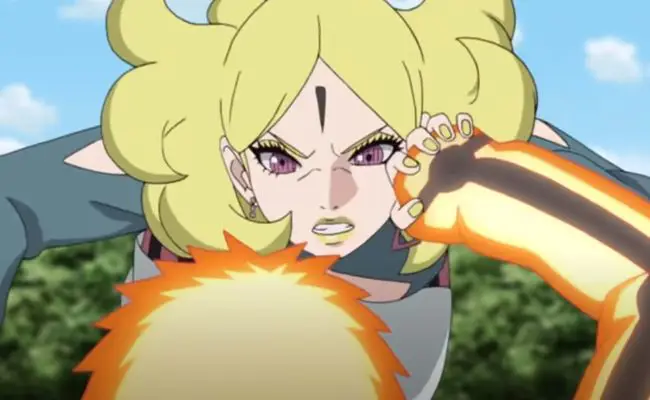 Gambar adegan aksi seru di Boruto episode 199