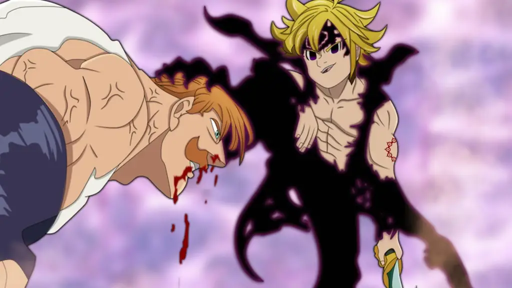 Gambar adegan pertarungan Nanatsu no Taizai season 4