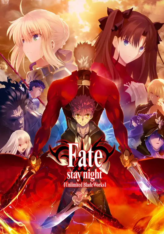 Adegan aksi dari Fate Stay Night: Unlimited Blade Works