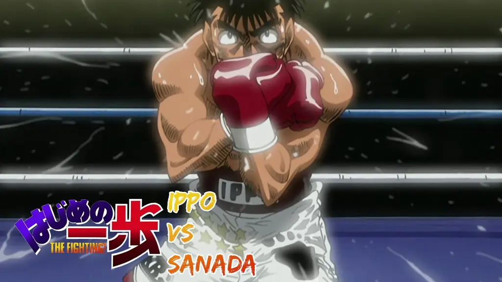 Adegan pertarungan terakhir Hajime no Ippo