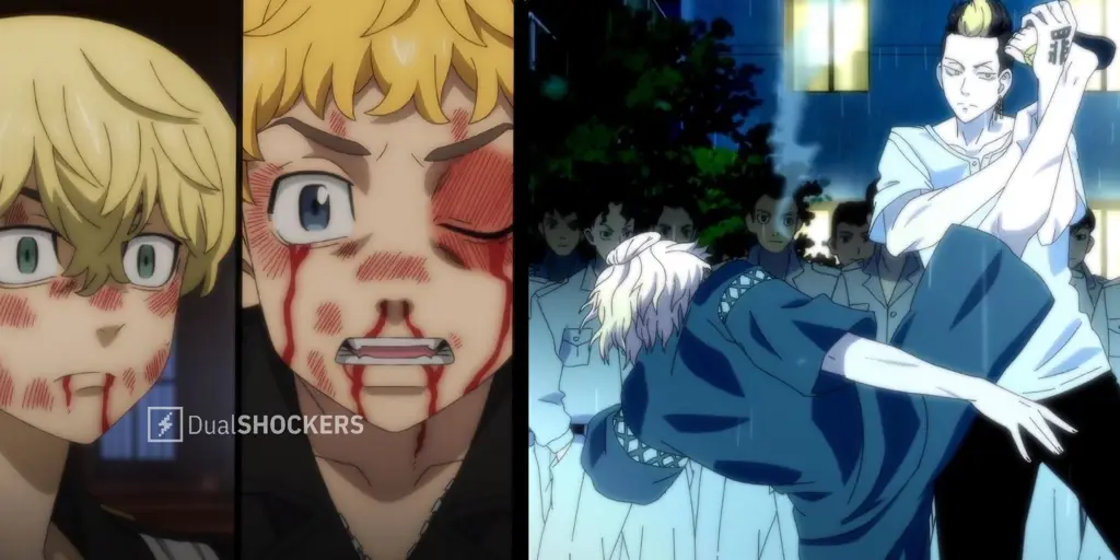 Adegan Pertarungan Tokyo Revengers Gambar adegan pertarungan di Tokyo Revengers