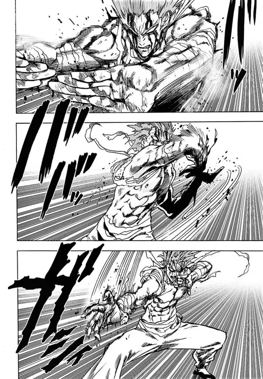 Adegan aksi One Punch Man yang menegangkan