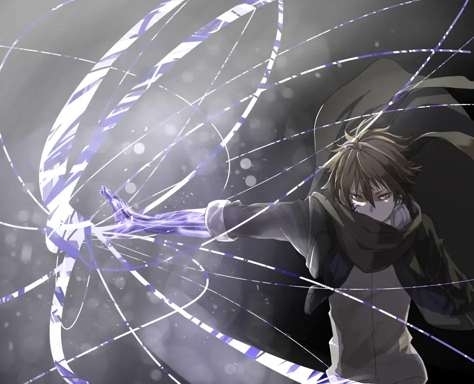 Adegan pertarungan dalam anime Guilty Crown