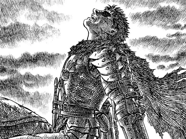 Gambar adegan pertarungan anime Berserk