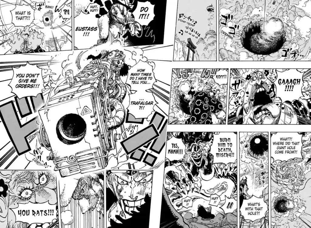 Adegan Aksi Menarik dalam Manga One Piece Chapter 1039