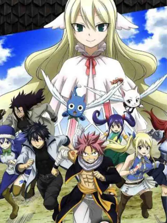 Para karakter Fairy Tail bertarung