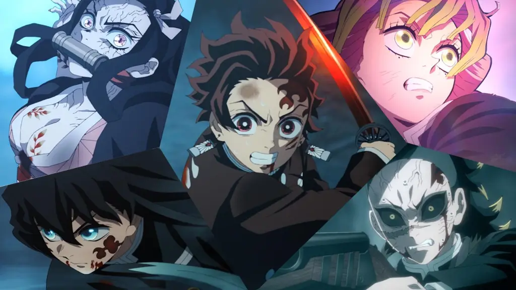 Adegan pertarungan seru dalam anime Demon Slayer