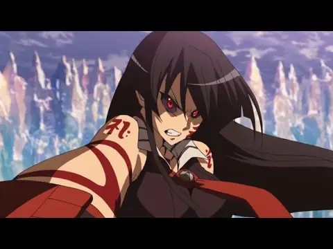 Gambar adegan pertarungan Akame Ga Kill