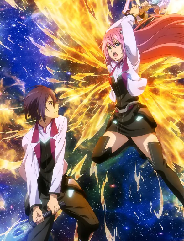 Adegan pertarungan di Gakusen Toshi Asterisk