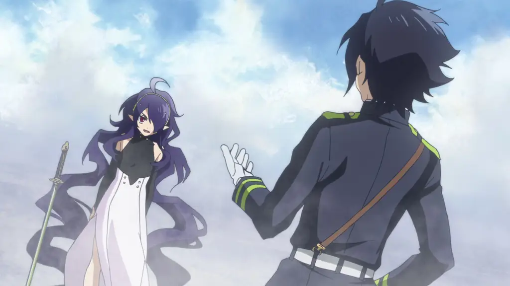 Gambar adegan pertarungan seru dari Seraph of the End