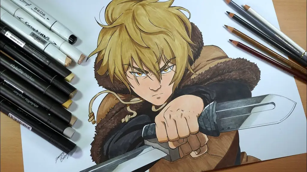 Adegan aksi seru dari manga Vinland Saga