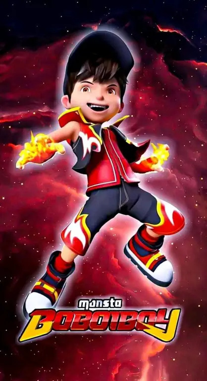 Adegan aksi dalam Boboiboy Blaze