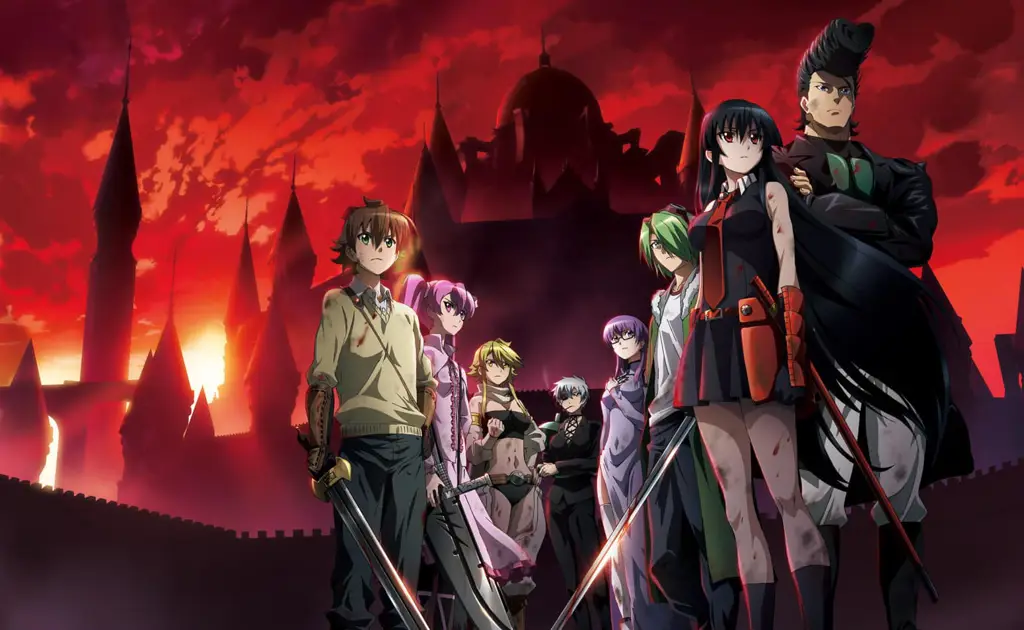 Gambar adegan pertarungan Akame ga Kill