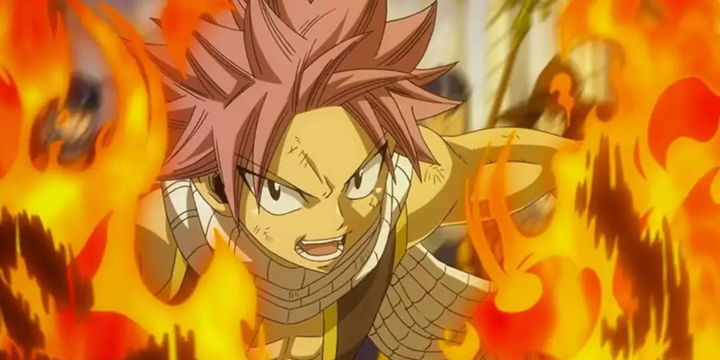 Para karakter Fairy Tail bertarung dengan musuh yang kuat