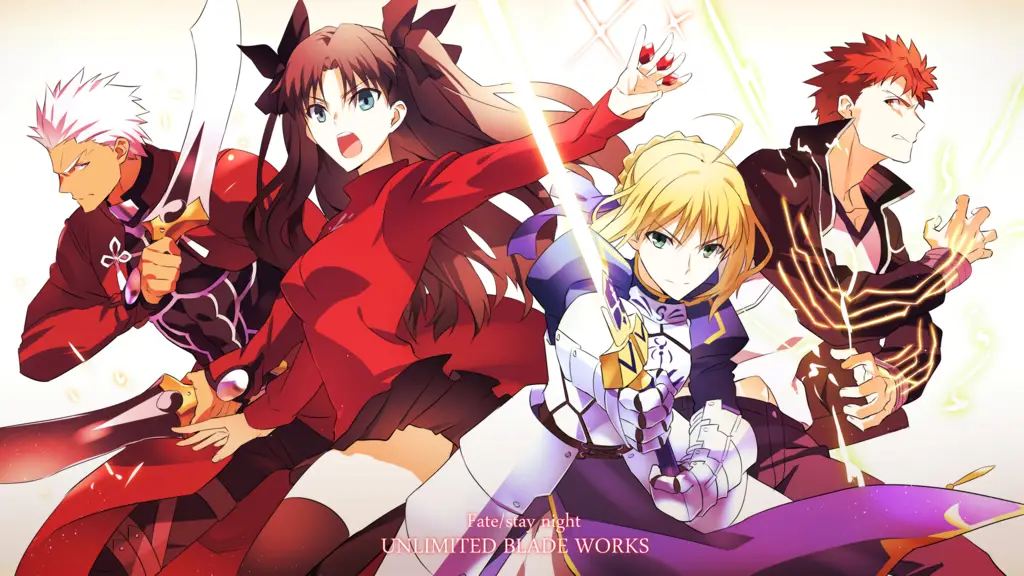 Adegan aksi dalam Fate Stay Night Unlimited Blade Works