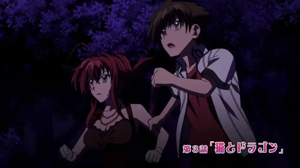 Adegan aksi dalam anime High School DxD