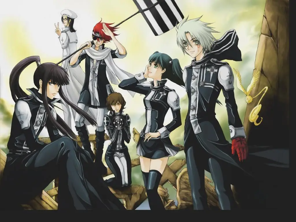 Gambar adegan pertarungan dalam anime D.Gray-man