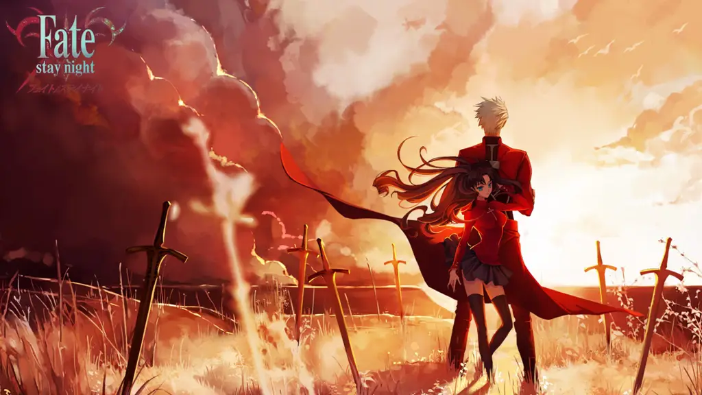 Cuplikan Animasi Fate Stay Night Unlimited Blade Works yang Menampilkan Pertarungan Epik